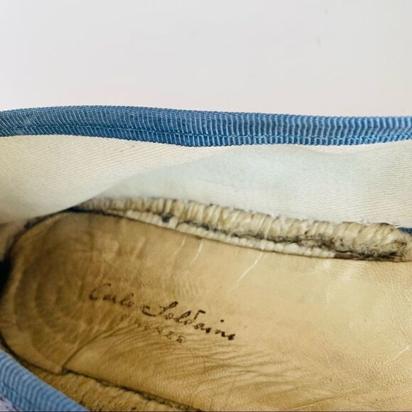 Blue Lace Italian Espadrilles - Picture 4 of 7